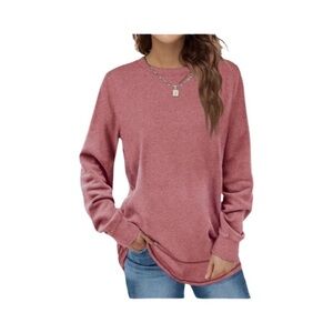 Women's Crewneck Long Sleeve Tunic Sweatshirt New In Bag Size XXL
